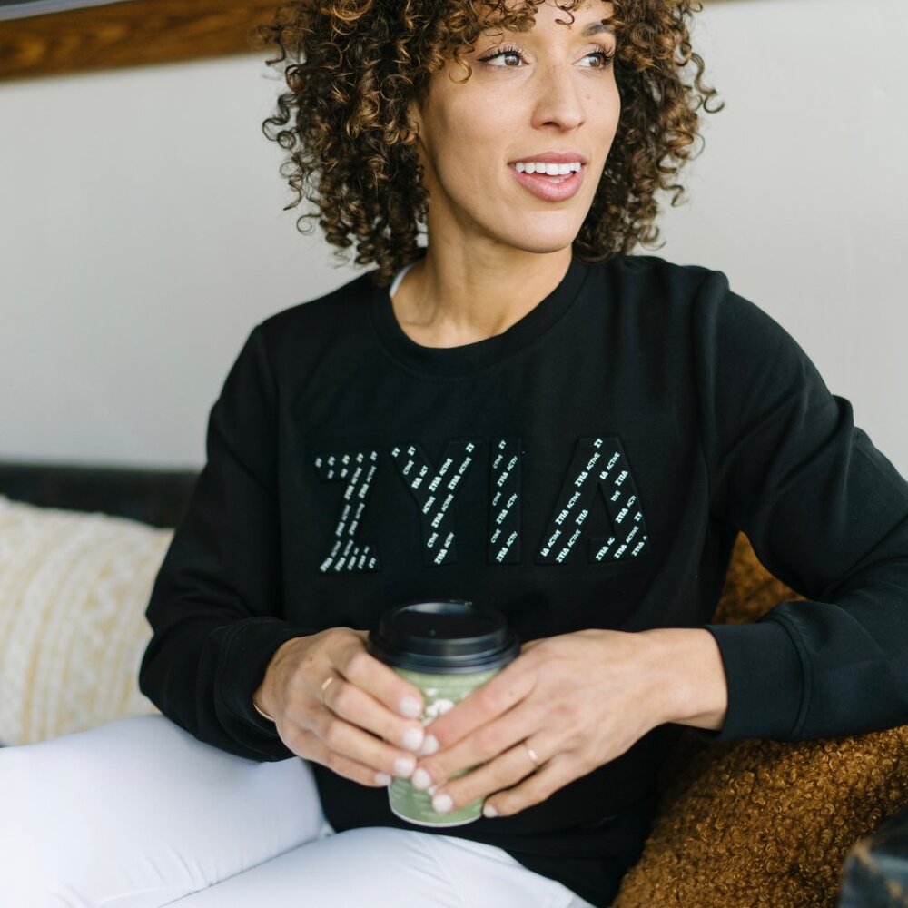 Black ZYIA Emergence Sweatshirt